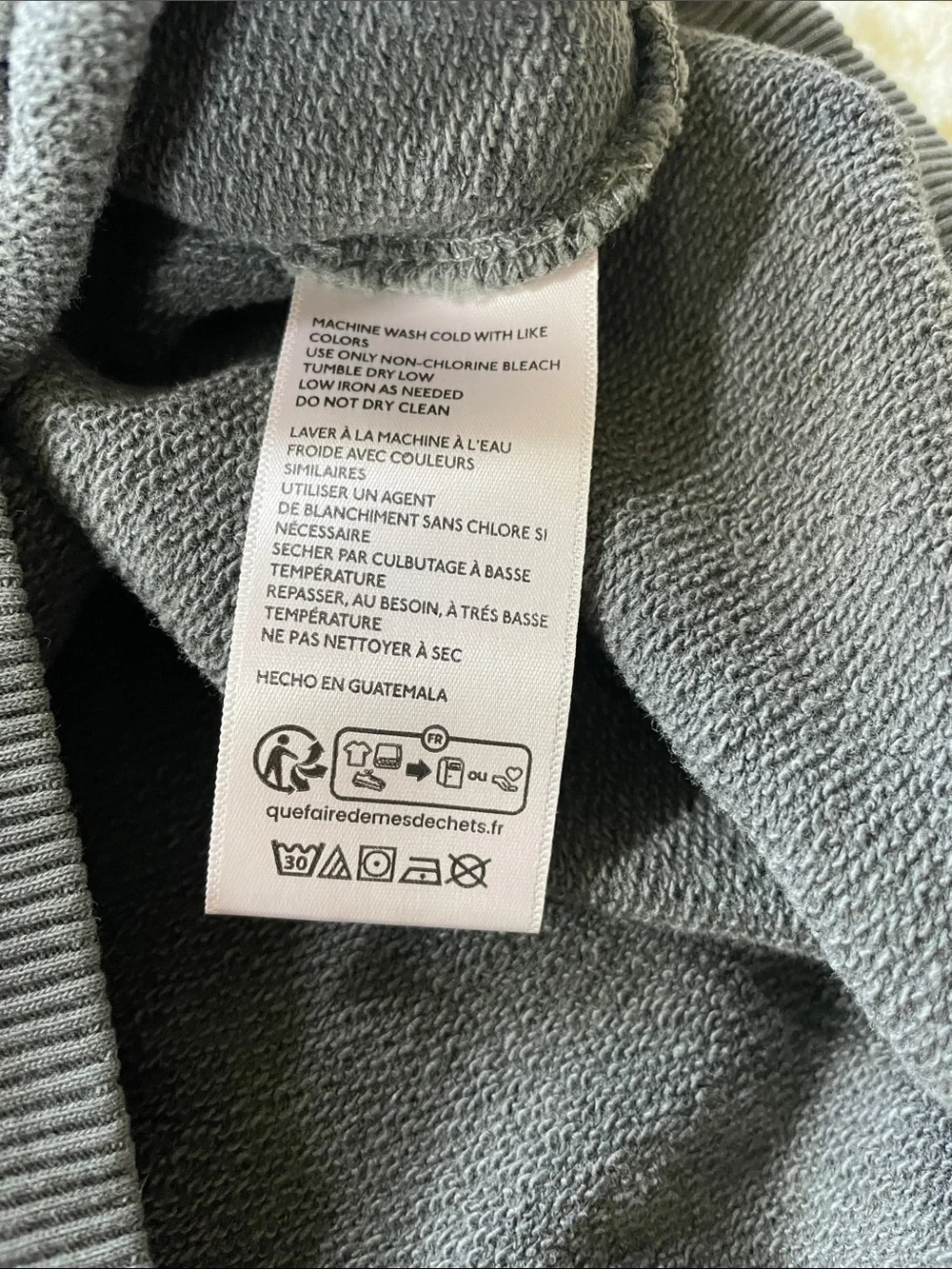 We The Free Oversized Crewneck Sweatshirt in Charcoal Gray - Picture 6 of 9